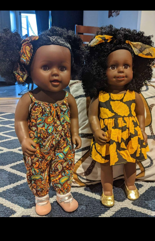Toys doll / poupées ebène